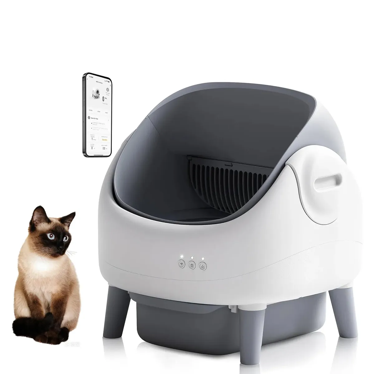 Newpet — Banheiro autolimpante para gatos