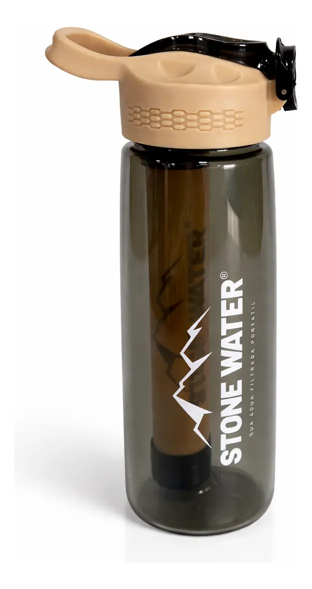 Stone Water 750 ml com filtro portátil